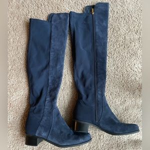 Marc Fisher Tall Navy boots size 9